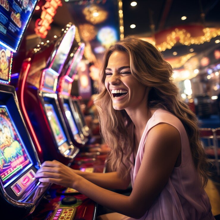 Antarmuka aplikasi mobile sparxie dengan menu permainan slot utama